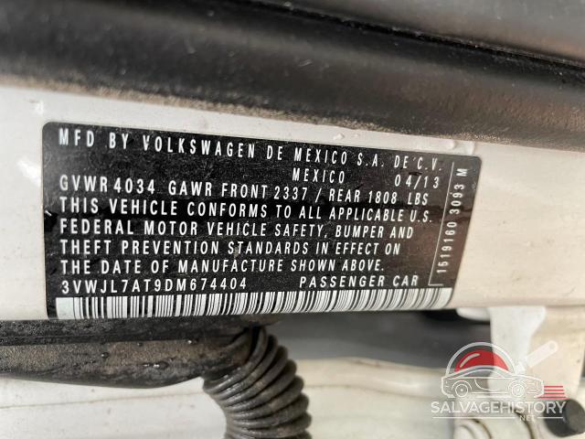 3VWJL7AT9DM674404 2013 VOLKSWAGEN BEETLE photo no. 10