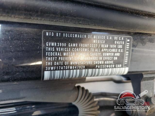3VWF17AT0FM647929 2015 VOLKSWAGEN BEETLE photo no. 12