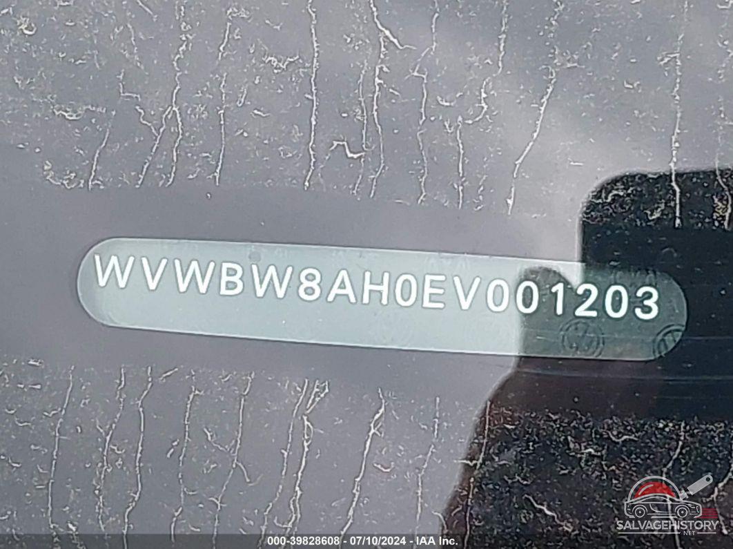 WVWBW8AH0EV001203 2014 VOLKSWAGEN EOS photo no. 9