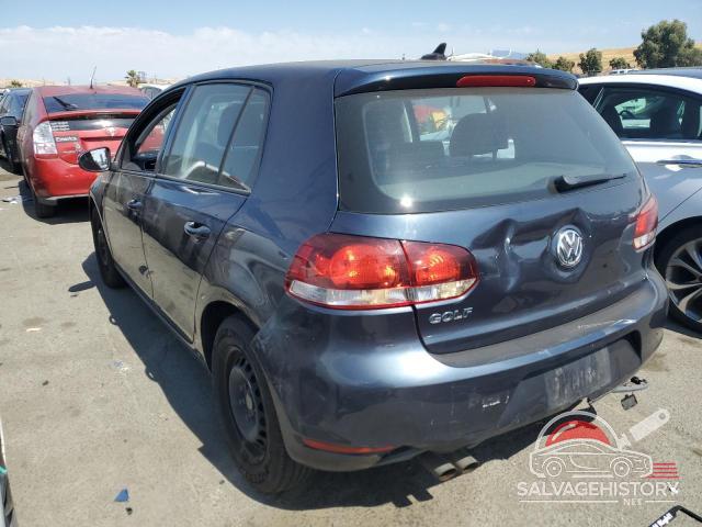 WVWDB7AJ5CW170609 2012 VOLKSWAGEN GOLF photo no. 2