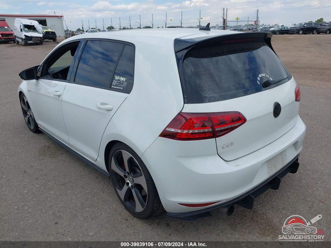 3VW447AU1HM052176 2017 VOLKSWAGEN GOLF GTI photo no. 3
