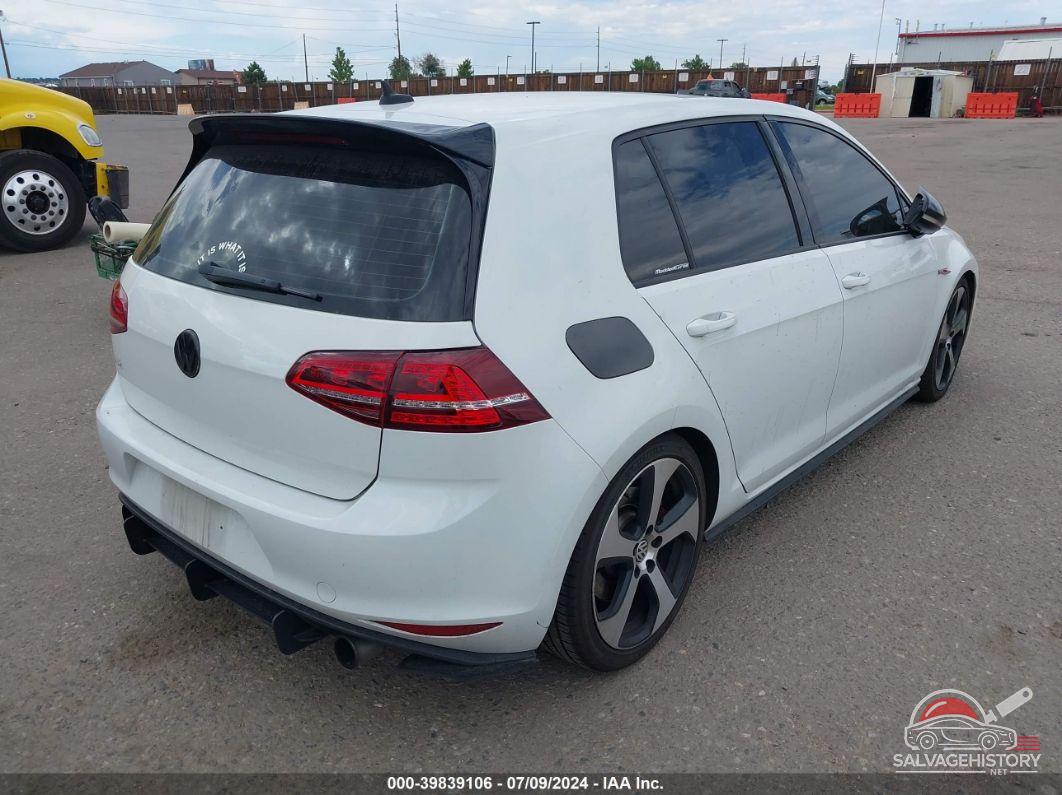 3VW447AU1HM052176 2017 VOLKSWAGEN GOLF GTI photo no. 4