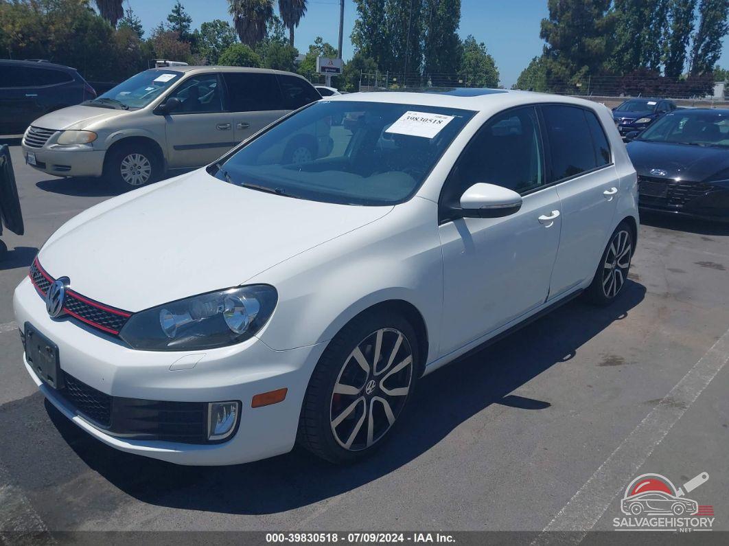 WVWHD7AJ6CW325826 2012 VOLKSWAGEN GTI photo no. 2