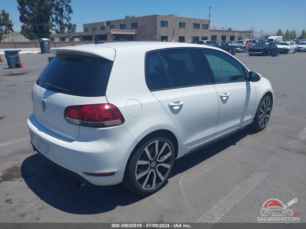WVWHD7AJ6CW325826 2012 VOLKSWAGEN GTI photo no. 4