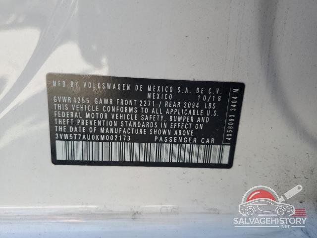3VW5T7AU0KM002173 2019 VOLKSWAGEN GTI photo no. 13