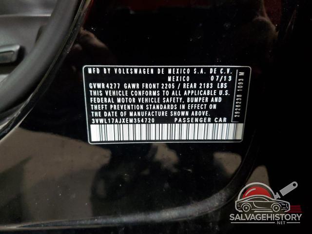 3VWL17AJXEM354720 2014 VOLKSWAGEN JETTA photo no. 13