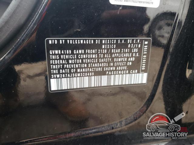 3VW267AJ3GM328489 2016 VOLKSWAGEN JETTA photo no. 12
