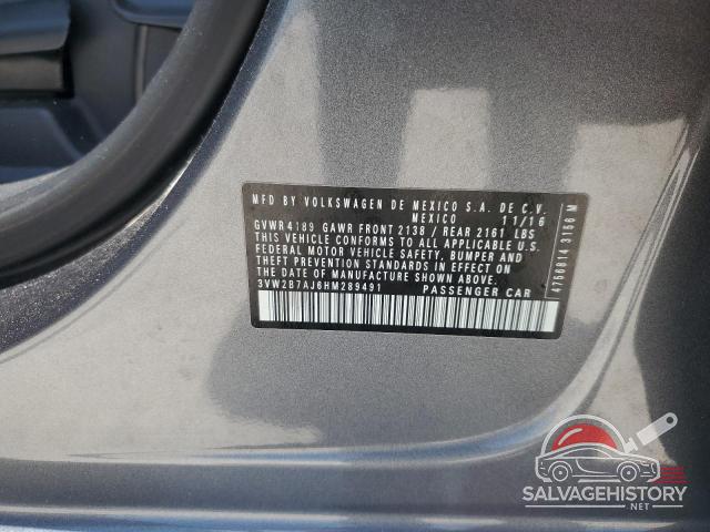 3VW2B7AJ6HM289491 2017 VOLKSWAGEN JETTA photo no. 13