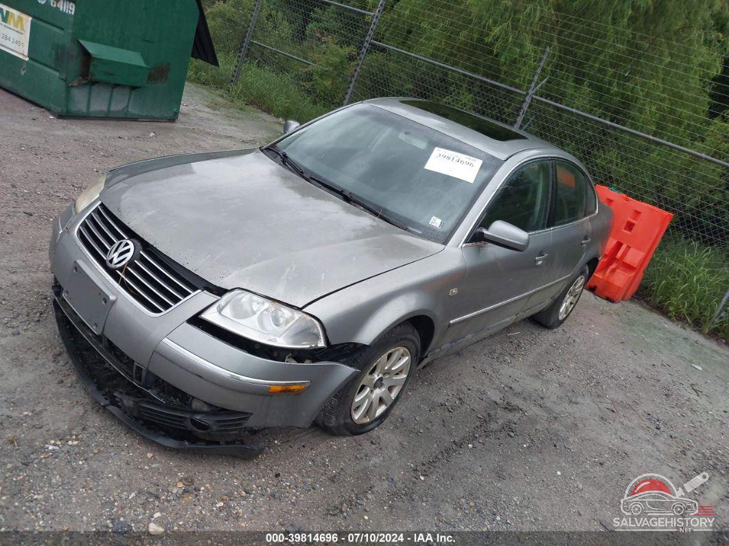 WVWPD63B03P258534 2003 VOLKSWAGEN PASSAT photo no. 2