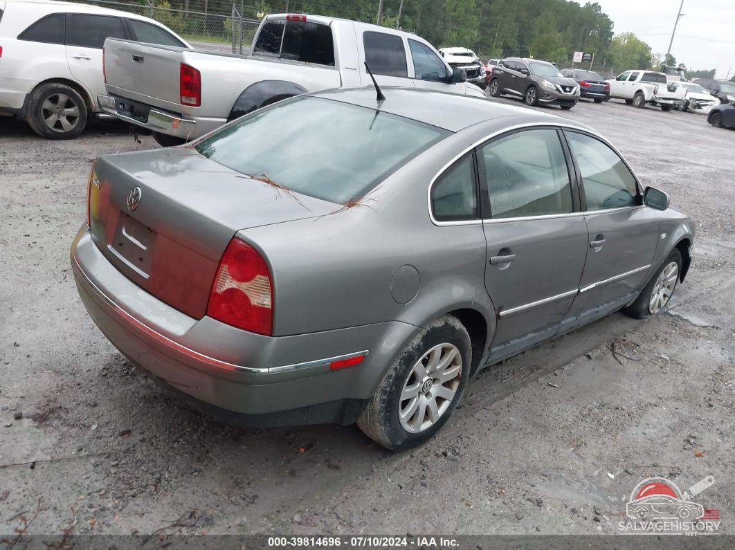 WVWPD63B03P258534 2003 VOLKSWAGEN PASSAT photo no. 4