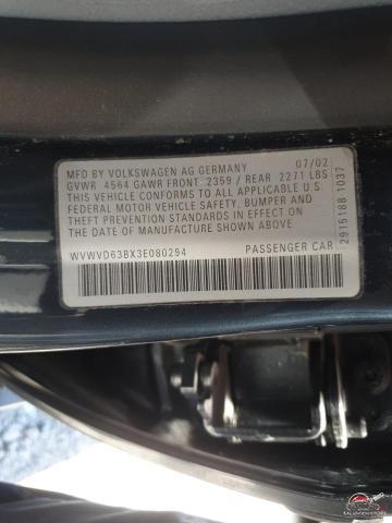 WVWVD63BX3E080294 2003 VOLKSWAGEN PASSAT photo no. 13