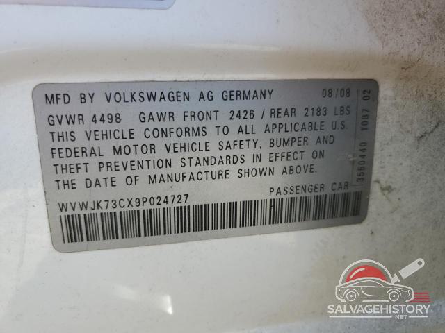 WVWJK73CX9P024727 2009 VOLKSWAGEN PASSAT photo no. 13