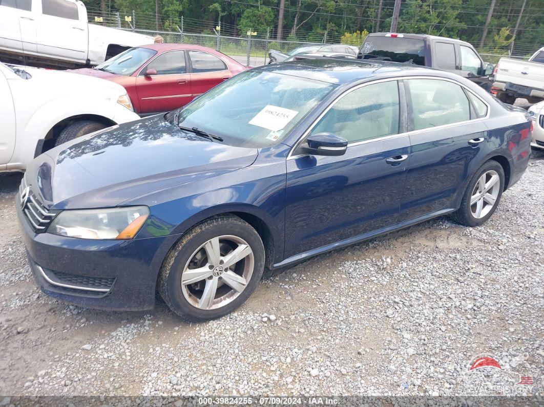 1VWBH7A32DC066201 2013 VOLKSWAGEN PASSAT photo no. 2
