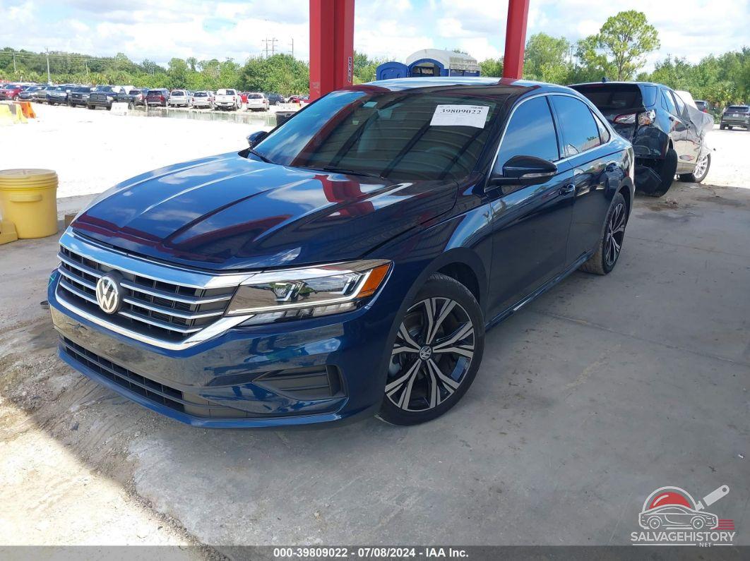 1VWSA7A38MC016035 2021 VOLKSWAGEN PASSAT photo no. 2