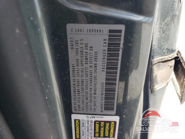 WVWBR71K07W242639 2007 VOLKSWAGEN RABBIT photo no. 12