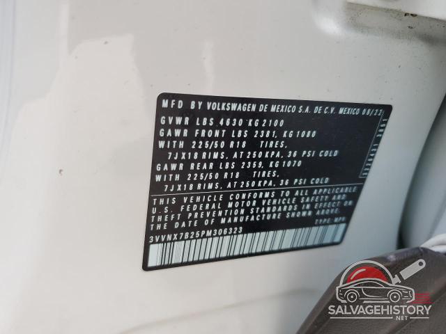 3VVNX7B25PM306323 2023 VOLKSWAGEN TAOS SE photo no. 14