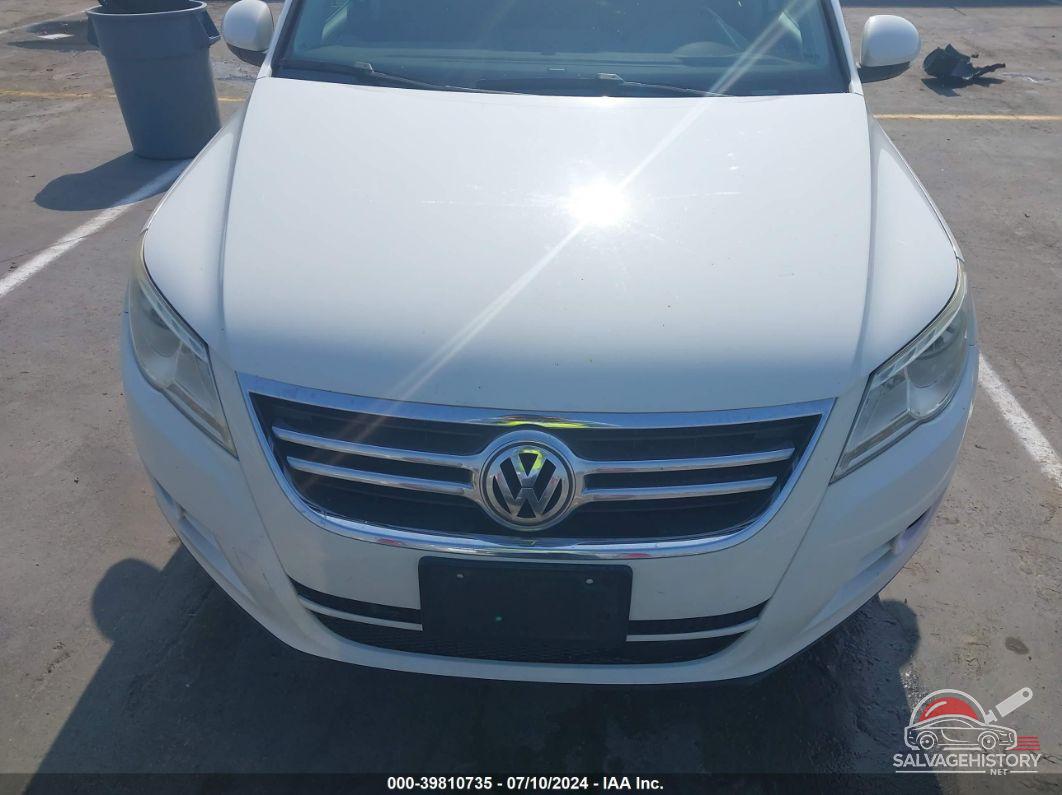 WVGAV7AXXAW526222 2010 VOLKSWAGEN TIGUAN photo no. 6