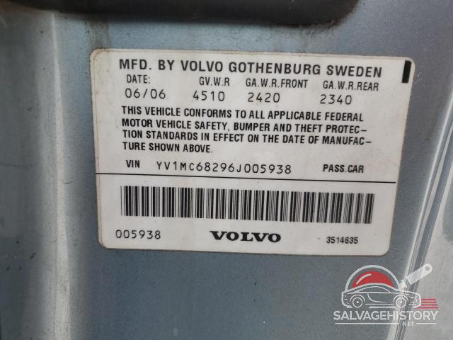 YV1MC68296J005938 2006 VOLVO C70 photo no. 12