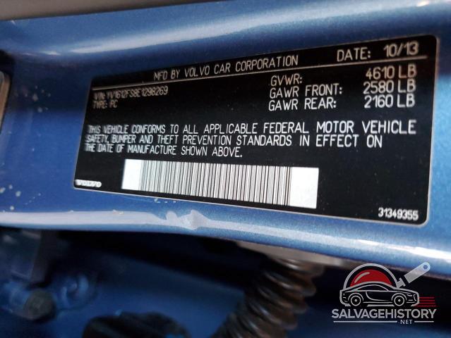 YV1612FS8E1298269 2014 VOLVO S60 photo no. 12