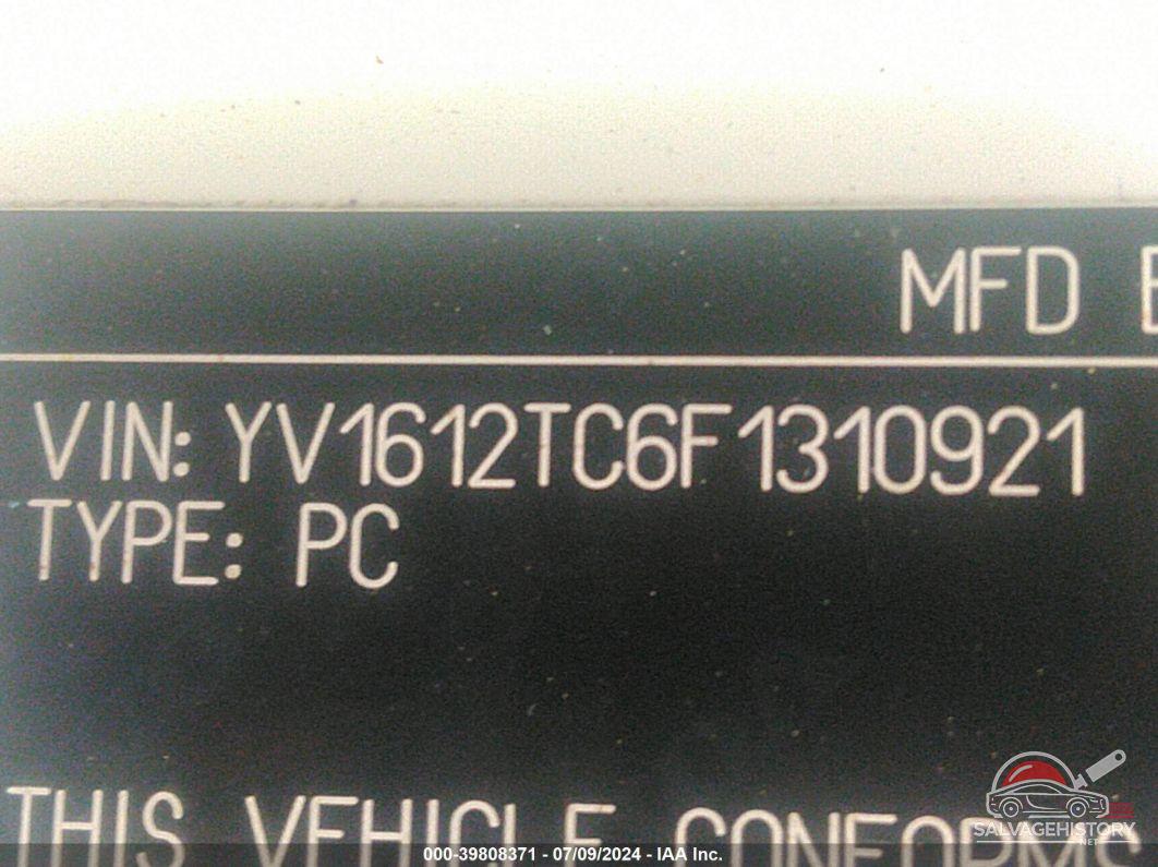 YV1612TC6F1310921 2015 VOLVO S60 photo no. 9