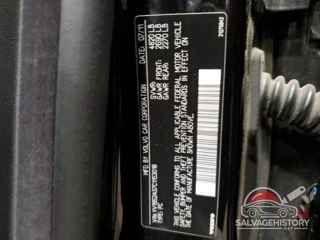 YV1952AS7C1153018 2012 VOLVO S80 photo no. 12