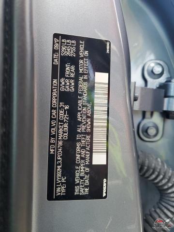 LVY992ML3JP034786 2018 VOLVO S90 photo no. 12