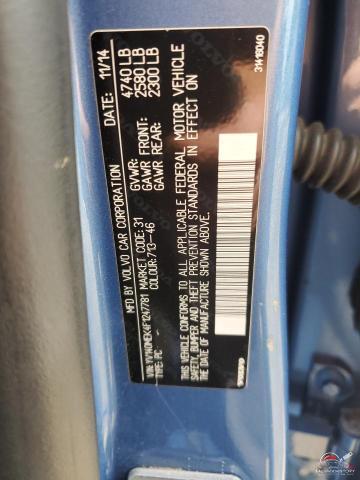 YV140MEK4F1247781 2015 VOLVO V60 photo no. 12