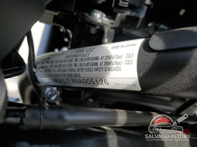 JYARM32E8NA005126 2022 YAMAHA MT07 photo no. 9