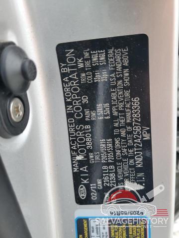 KNDJT2A25B7283366 2011 KIA SOUL photo no. 13