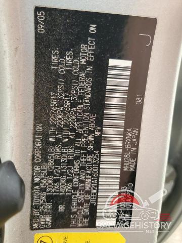 JTEEW21A160013254 2006 TOYOTA HIGHLANDER photo no. 13