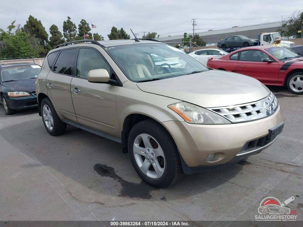 JN8AZ08W35W401778 2005 NISSAN MURANO photo no. 16