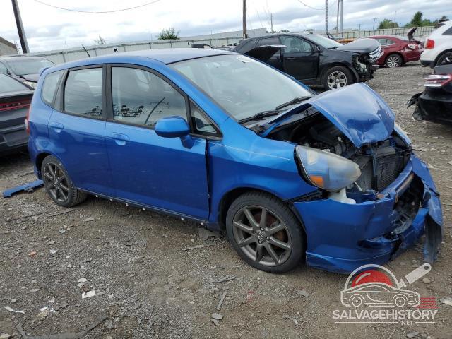 JHMGD38687S033225 2007 HONDA FIT photo no. 4