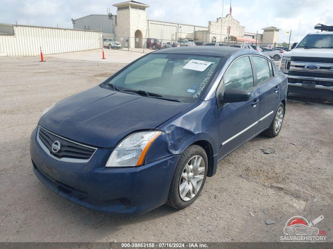 3N1AB6AP7CL635594 2012 NISSAN SENTRA photo no. 2
