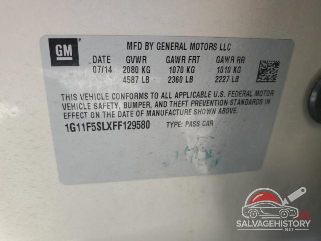 1G11F5SLXFF129580 2015 CHEVROLET MALIBU photo no. 12