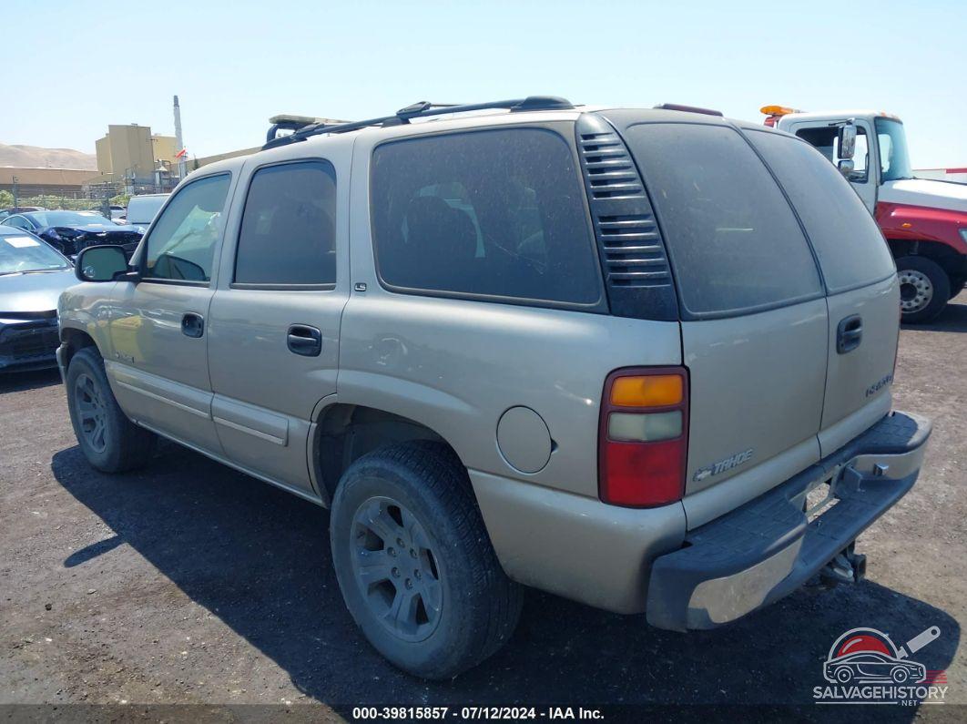 1GNEK13T1YJ175060 2000 CHEVROLET TAHOE photo no. 3