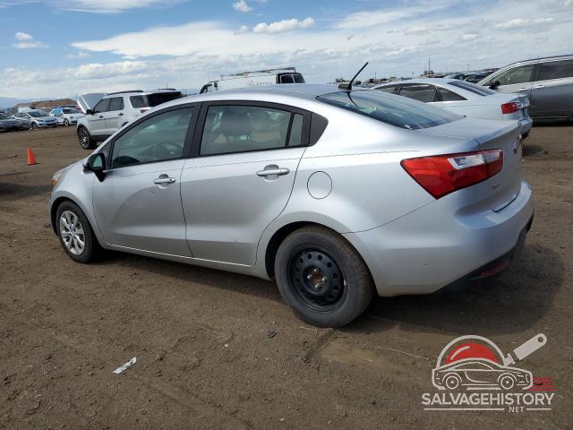 KNADM4A30E6338389 2014 KIA RIO photo no. 2