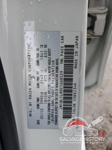 JM1BL1L89C1668529 2012 MAZDA 3 photo no. 13
