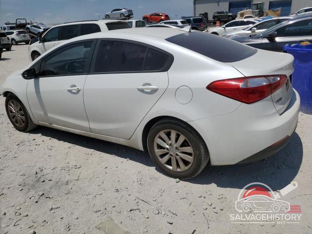 KNAFX4A65G5607909 2016 KIA FORTE photo no. 2