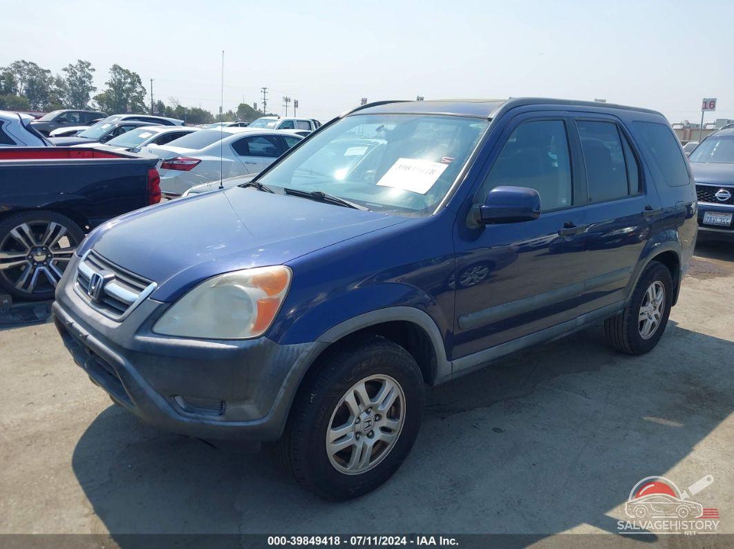 JHLRD78844C055797 2004 HONDA CR-V photo no. 2