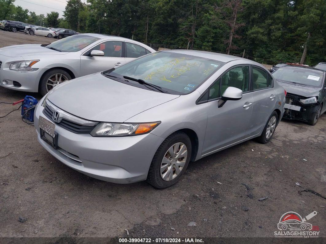 19XFB2F53CE349569 2012 HONDA CIVIC photo no. 2