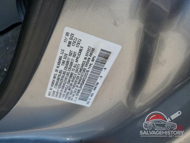 5FNRL3H95AB032576 2010 HONDA ODYSSEY photo no. 13