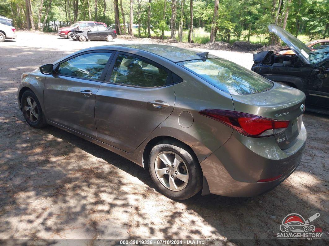 5NPDH4AE9EH488872 2014 HYUNDAI ELANTRA photo no. 3