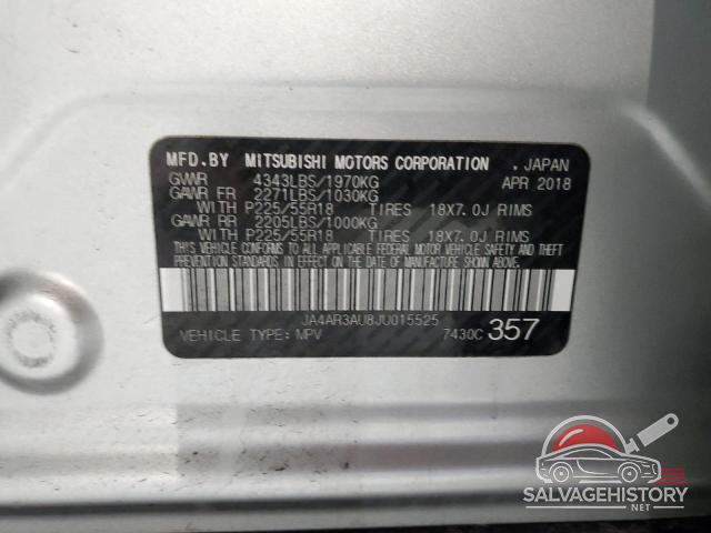 JA4AR3AU8JU015525 2018 MITSUBISHI OUTLANDER photo no. 13