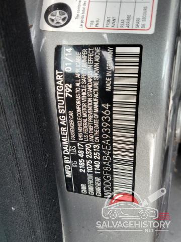 WDDGF8AB4EA939364 2014 MERCEDES-BENZ C-CLASS photo no. 13