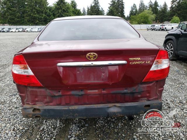 4T1BE30K22U011022 2002 TOYOTA CAMRY photo no. 6