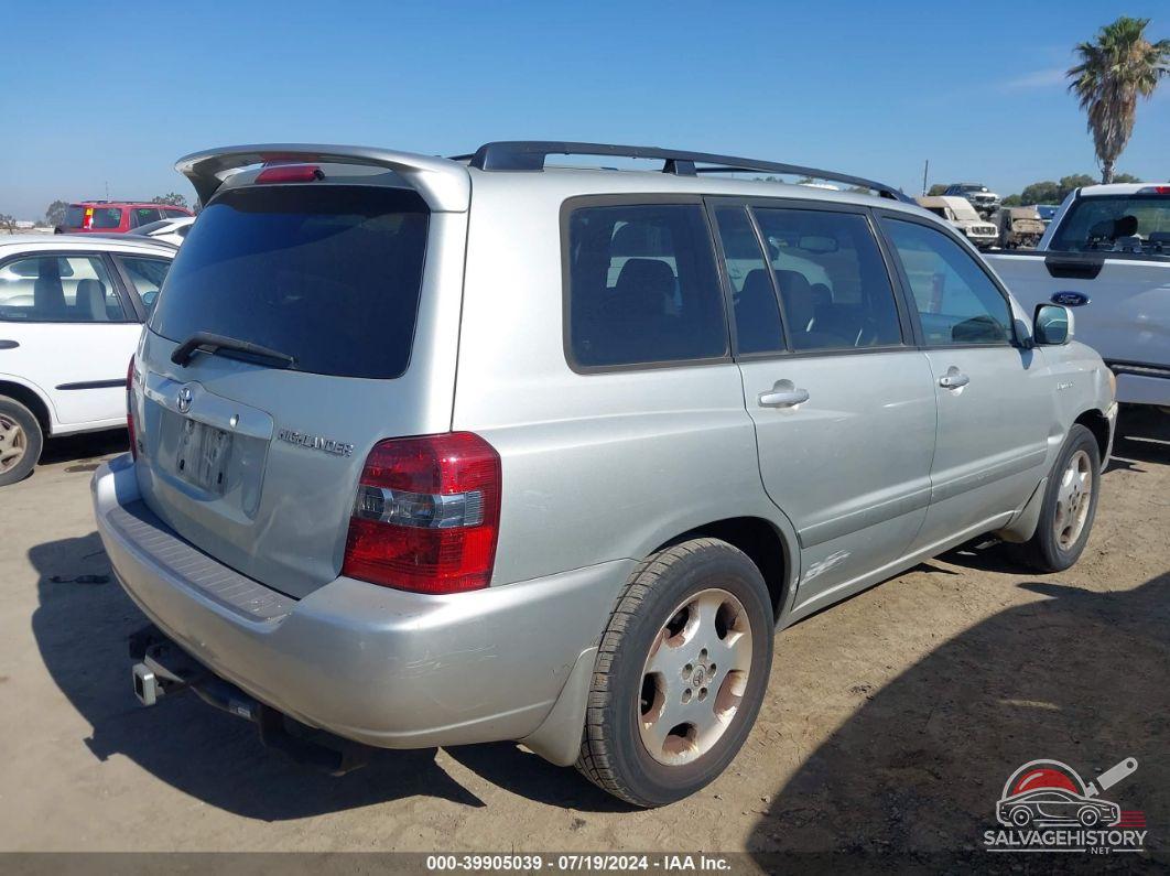 JTEDP21A640009478 2004 TOYOTA HIGHLANDER photo no. 4