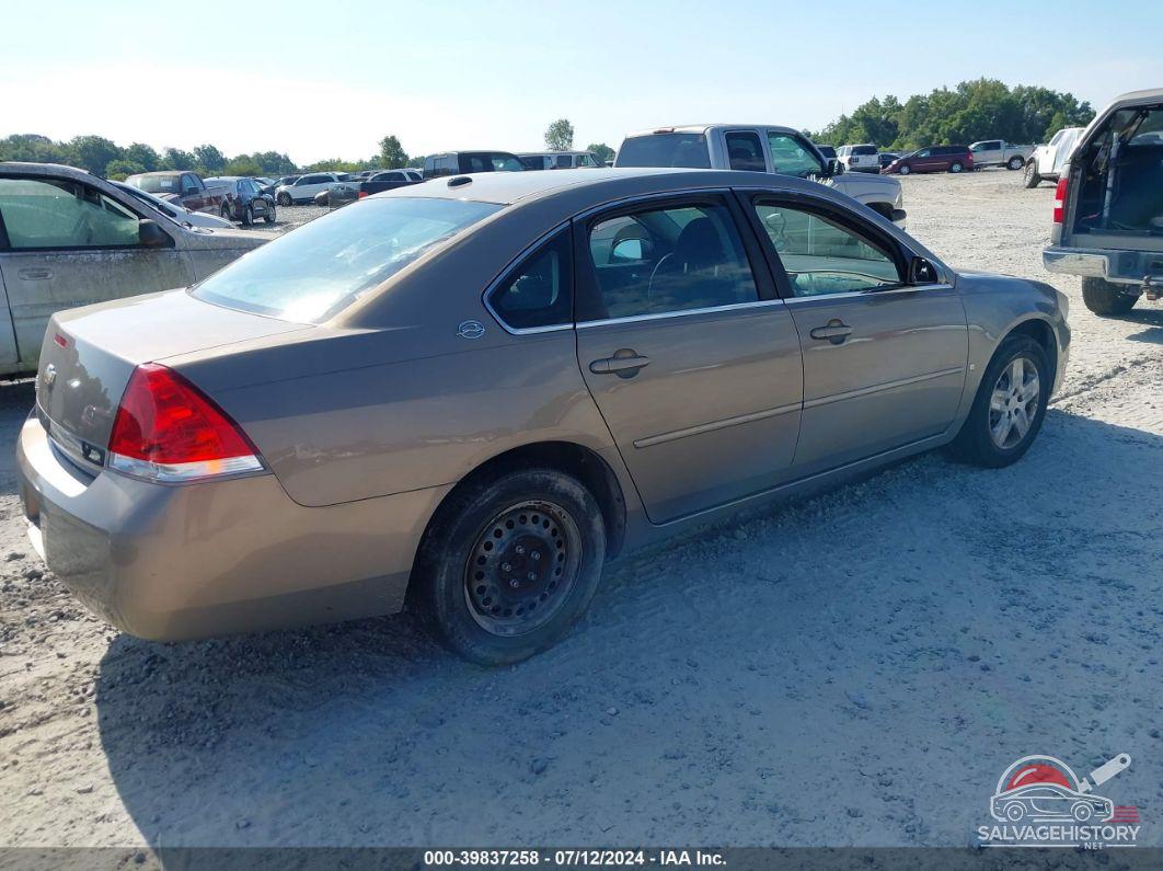 2G1WB58K169422809 2006 CHEVROLET IMPALA photo no. 4