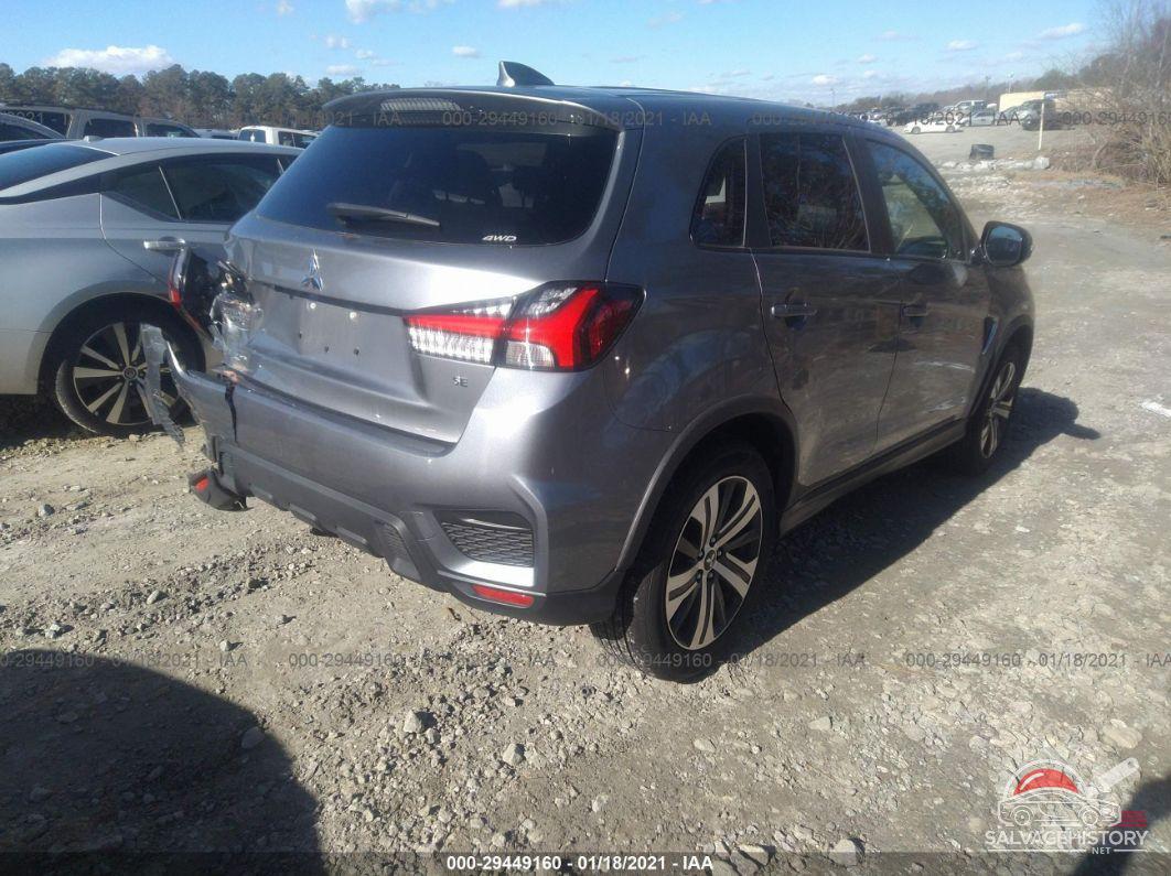 JA4AR3AUXLU017179 2020 MITSUBISHI OUTLANDER SPORT photo no. 4