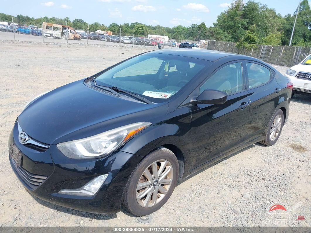 5NPDH4AE6EH543987 2014 HYUNDAI ELANTRA photo no. 6