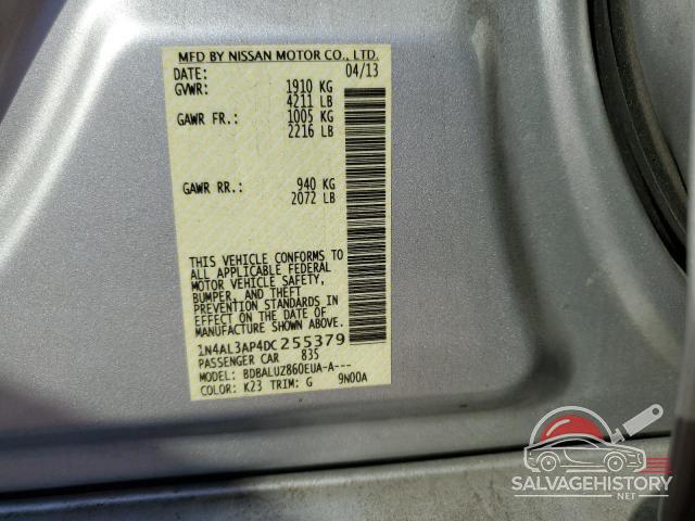 1N4AL3AP4DC255379 2013 NISSAN ALTIMA photo no. 12